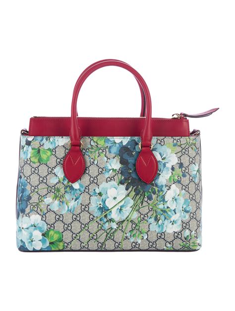 gucci bloom tote blue|Gucci Bloom zip long wallet.